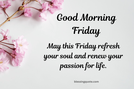Good Morning Friday Blessings