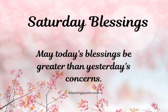 Saturday Blessings 2026(0)