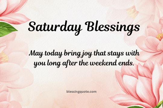Saturday Blessings 2026(5)