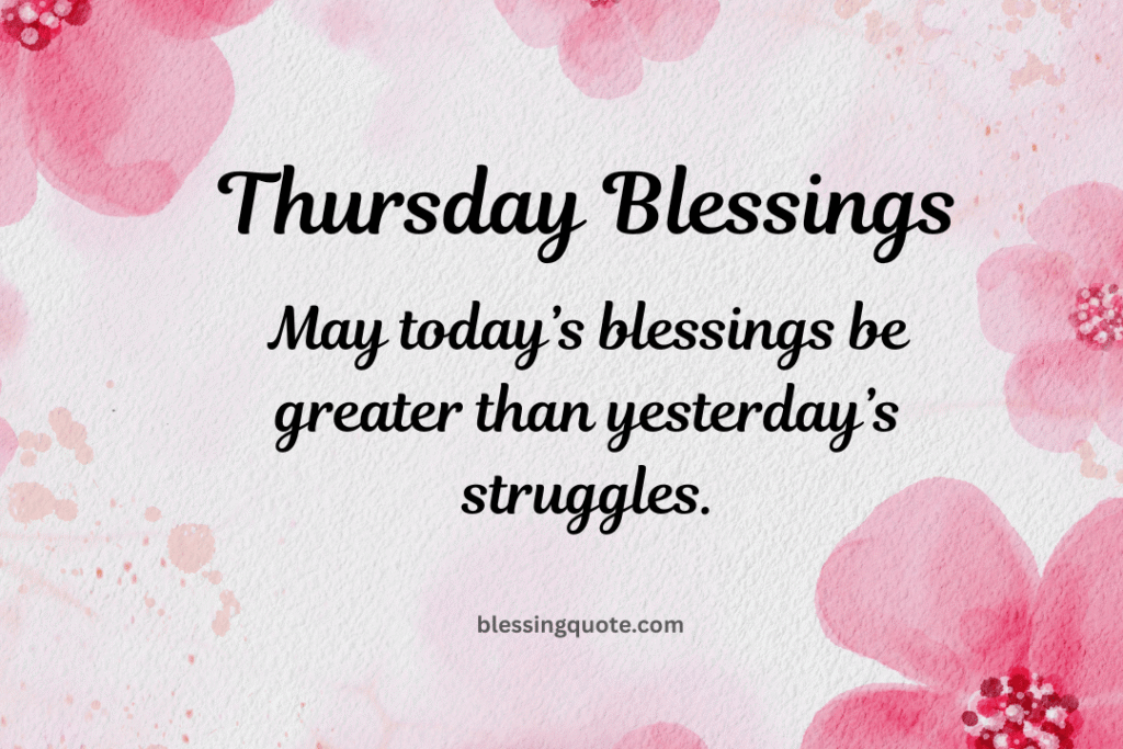 Thursday Blessings 2026(0)