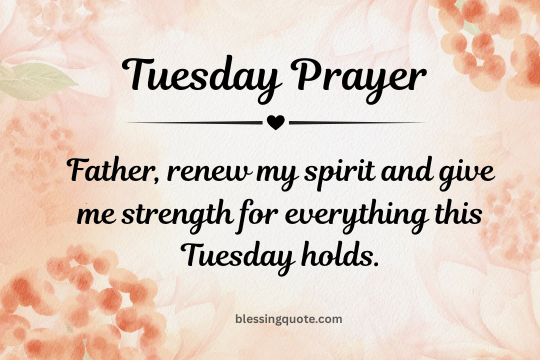 Tuesday Prayer