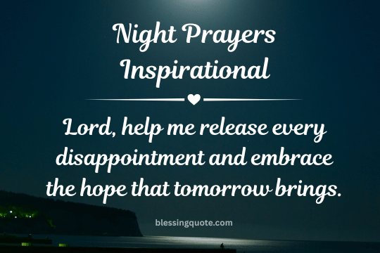 Night Prayers Inspirational