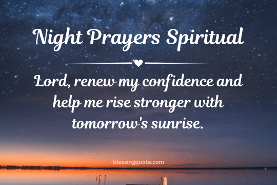 Night Prayers Spiritual