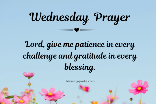 Wednesday Prayer