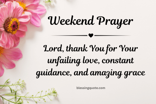 Weekend Prayer